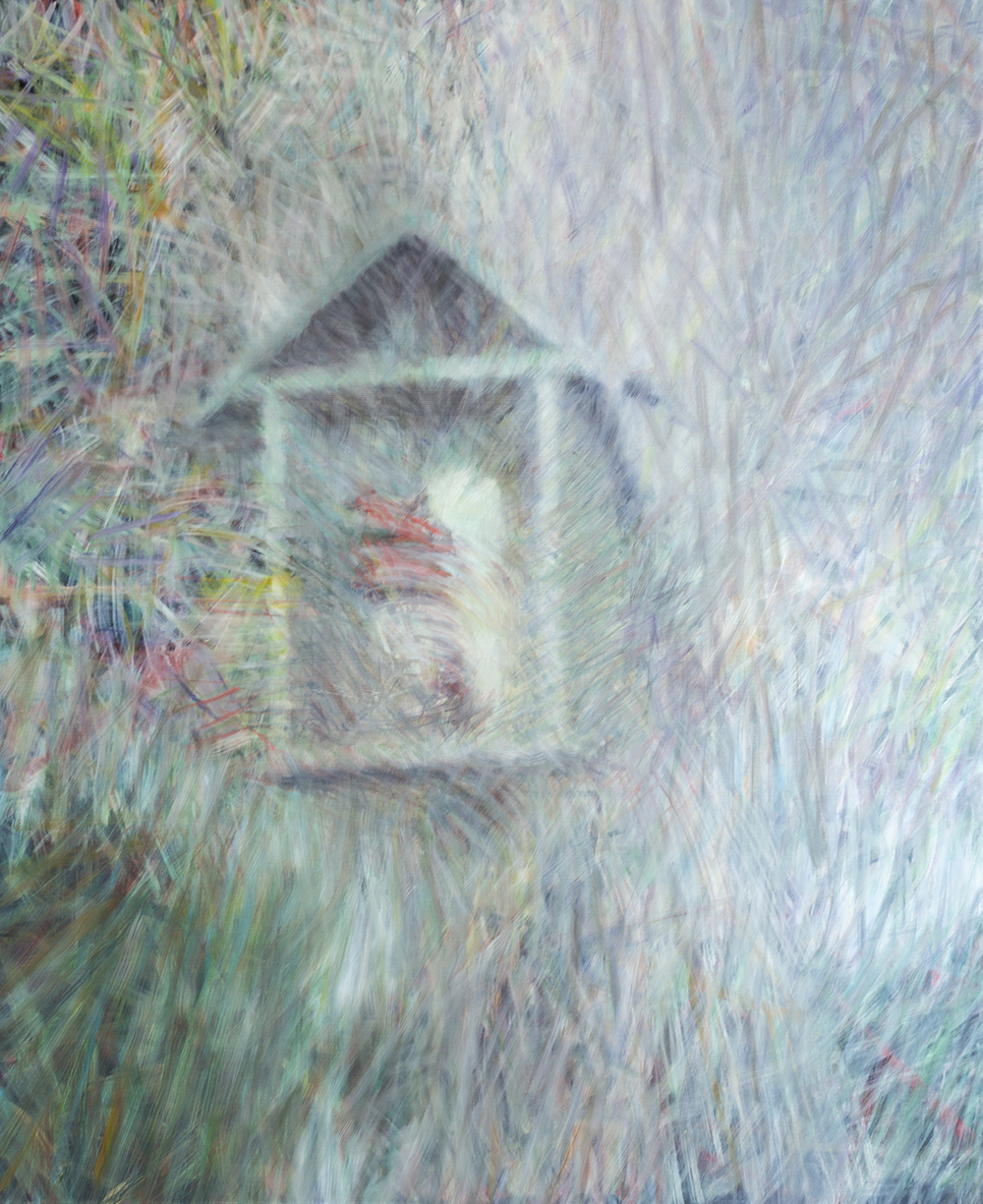 Norman Leto, Chapel, 2022, Λάδι σε καμβά, 110 X 90 Cm, Υπογραφή Small.