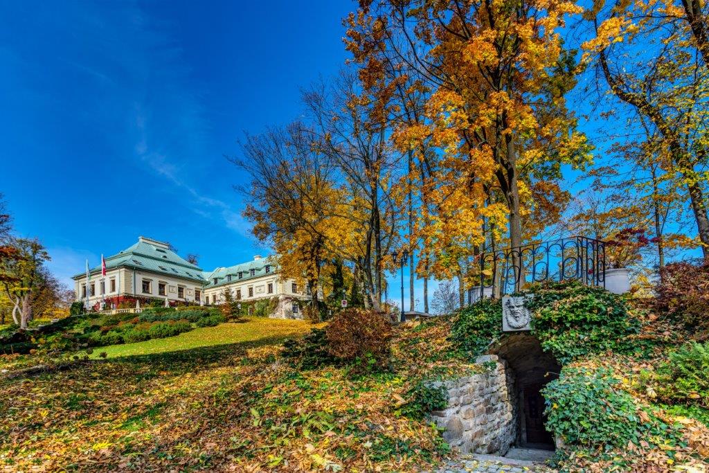 Παλάτι Odrowąż το φθινόπωρο