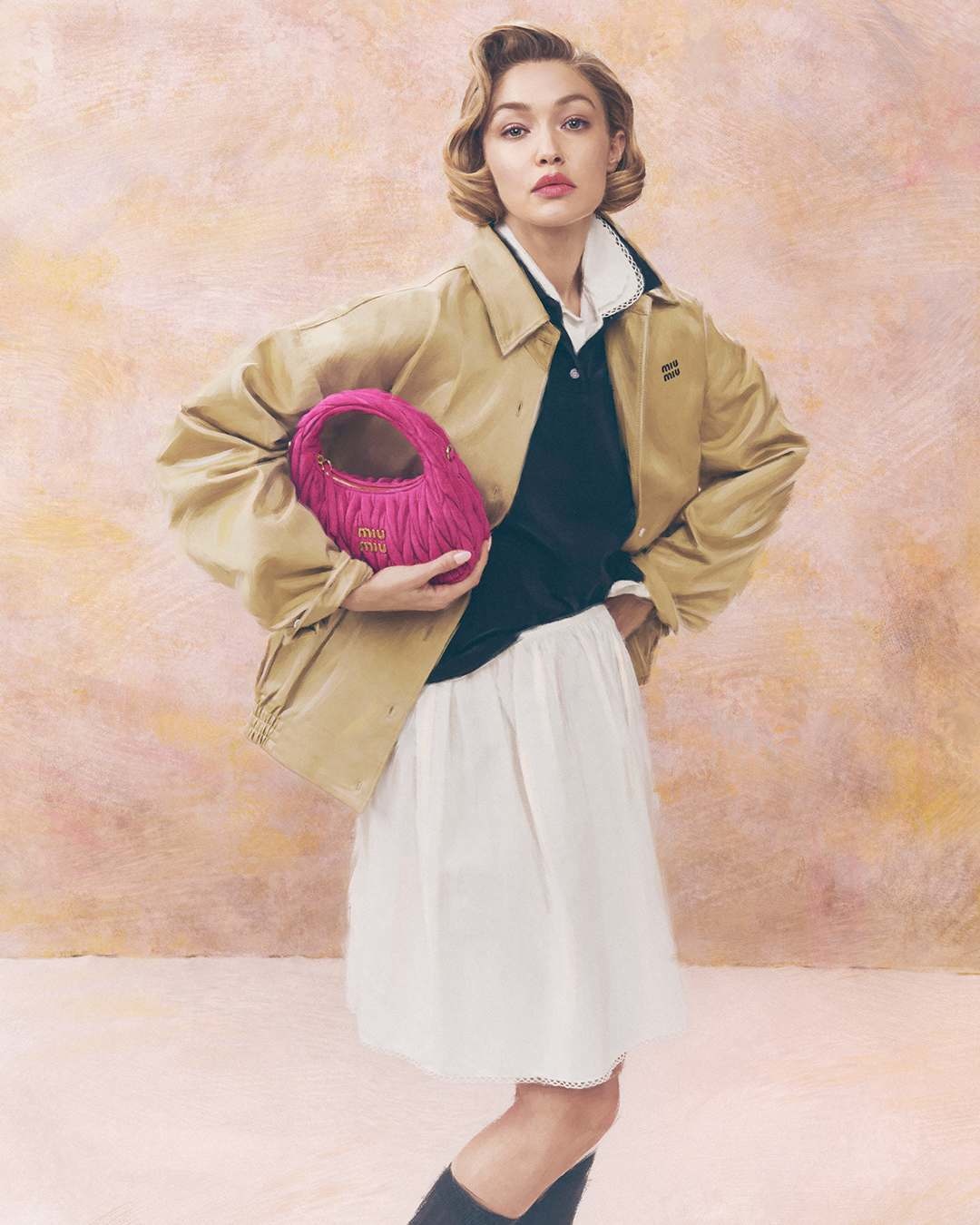 Τελευταία καμπάνια της Miu Miu με την Gigi Haddid3