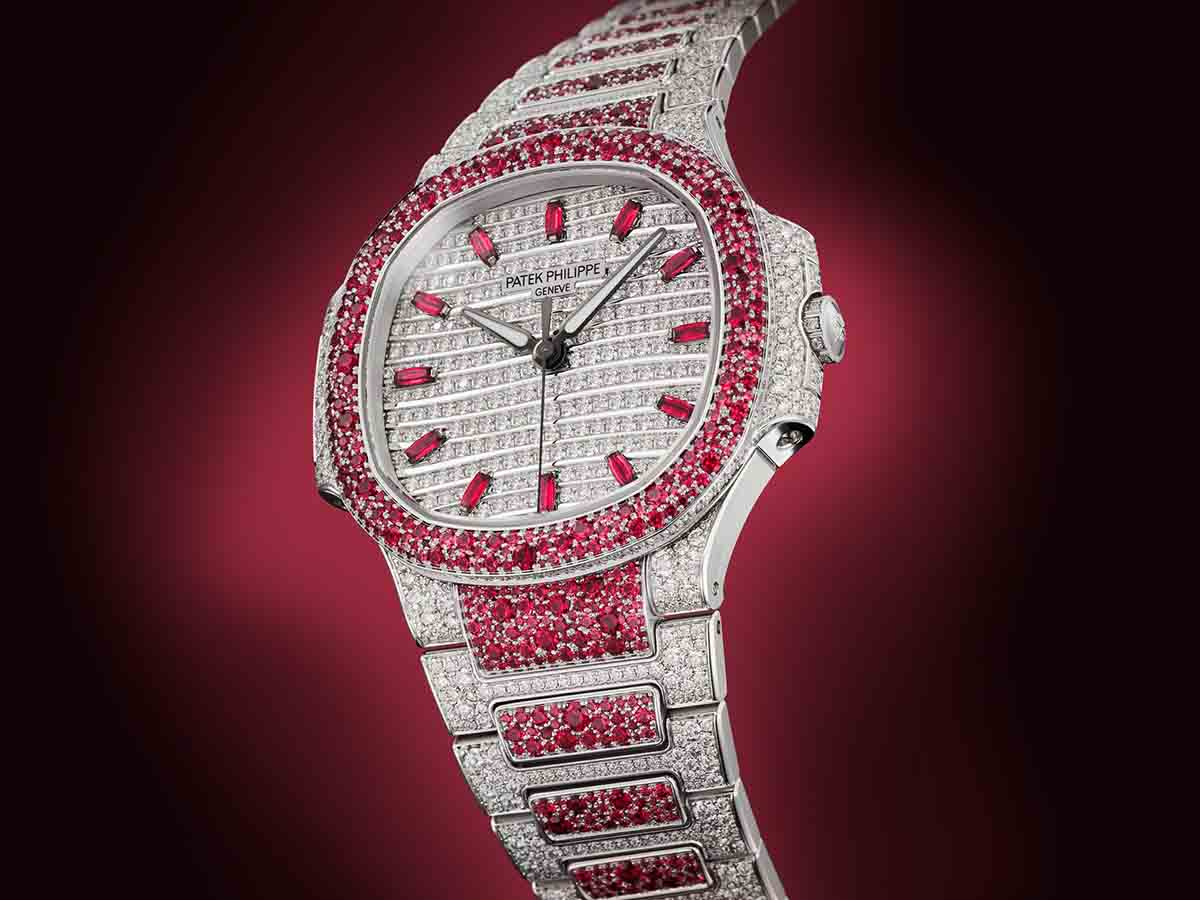 Patek Philippe Nautilus haute Joaillerie Διαμαντένιο Είδωλο