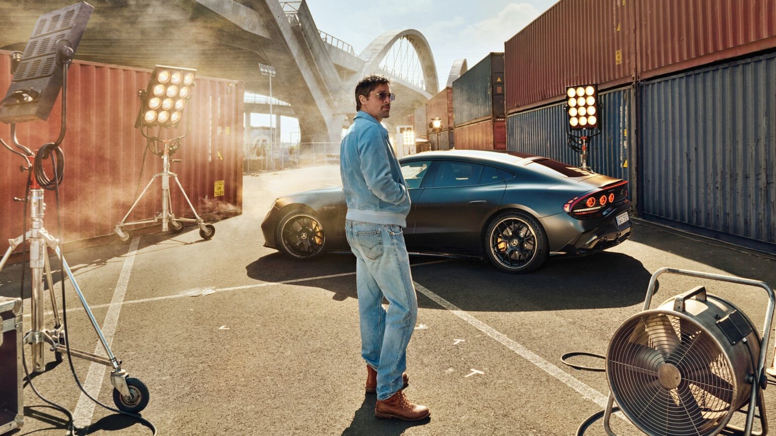 Brad Pitt και Mercedes Amg