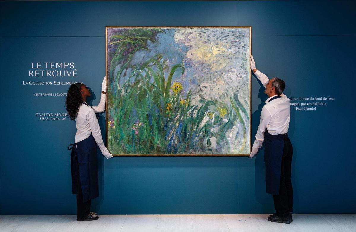 Ίριδες Claude Monet. δημοπρασία της συλλογής Jeanne’a Schlumberger στο Παρίσι